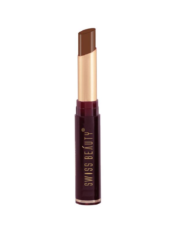 SWISS BEAUTY Non-Transfer Matte Lipstick 2 gm- Coffee 18