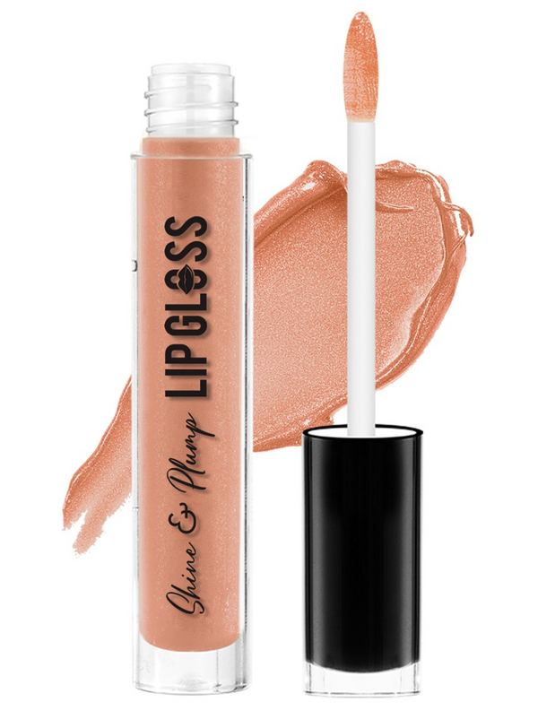 SWISS BEAUTY Shine & Plump Non-Sticky Lip Gloss 4 ml - Nude Brown 05