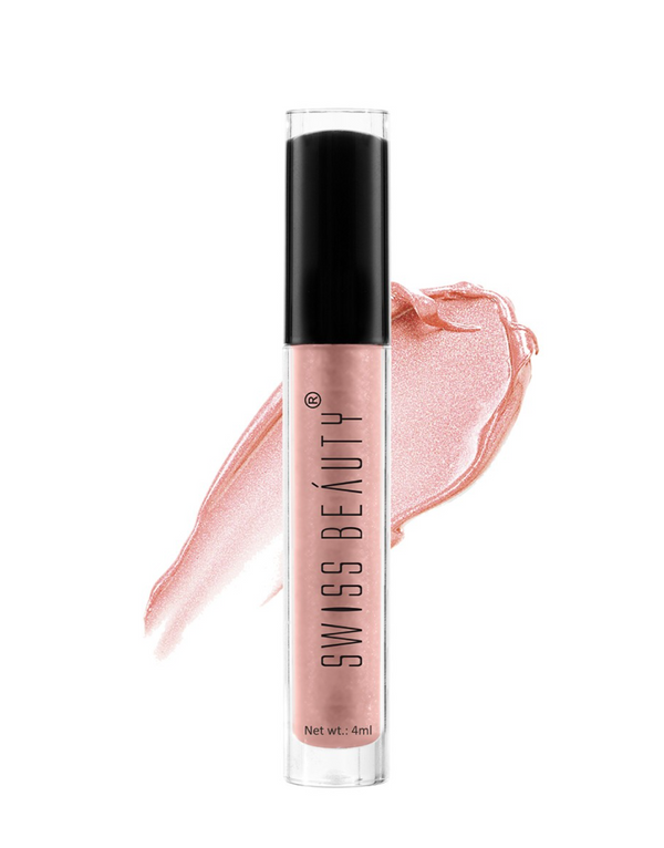 SWISS BEAUTY Shine & Plump Lip Gloss 4ml - Peach 03