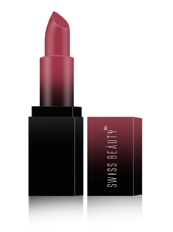 SWISS BEAUTY HD Matte Lipstick -  Mauve Blush 07