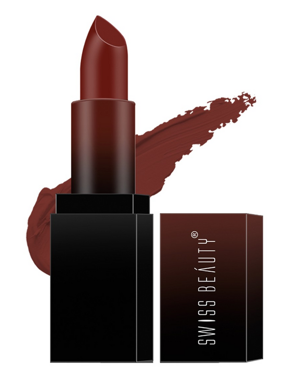 SWISS BEAUTY HD Matte Lipstick - Chocolava 11