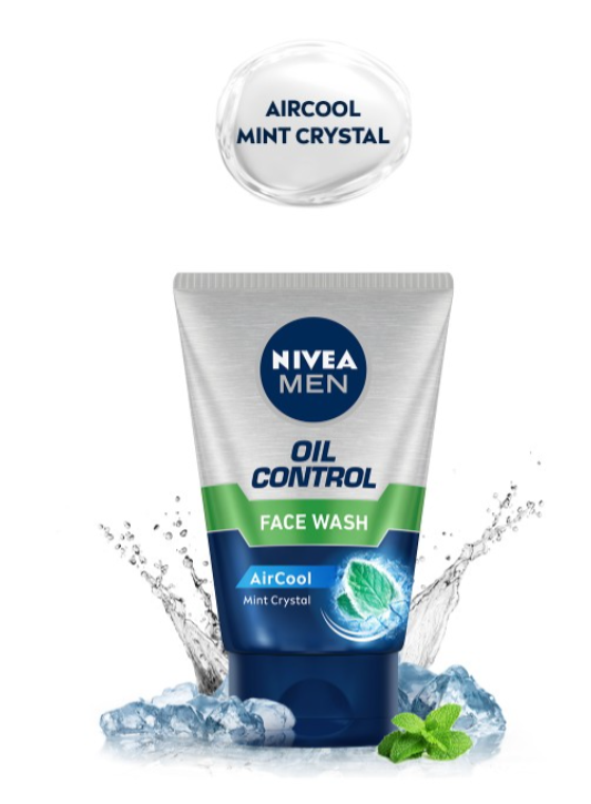 Nivea Men Oil Control Face Wash with Whitening Effect - 100 ml