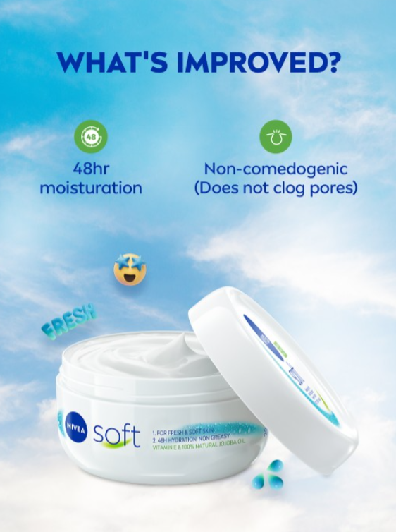 Nivea Soft Light Moisturizer with Vitamin E 200ml