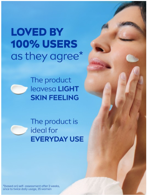 Nivea Sun Shine Control UV Face SPF50 Sun Screen - 50 ml