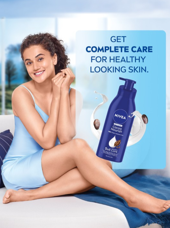 Nivea Unisex Cocoa Nourish 48h Deep Moisturising For Very Dry Skin Body Lotion 400 ml