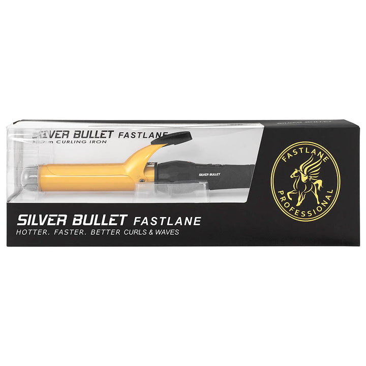 SILVER BULLET FASTLANE CERAMIC GOLD CURLING IRON-19MM - Kess Hair and Beauty