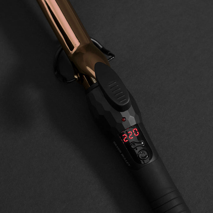 Silver Bullet Fastlane Titanium Rose Gold Curling Iron-32mm - Kess Hair and Beauty