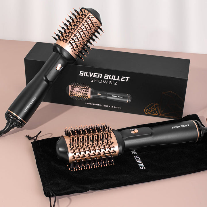 SILVER BULLET OVAL SHOWBIZ HOT AIR BRUSH - Kess Hair and Beauty