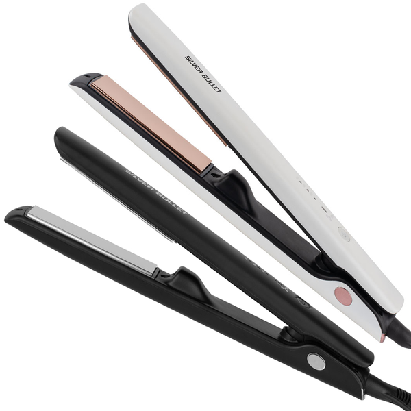 Silver Bullet Powerline Hair Straightener- Black - Kess Hair and Beauty