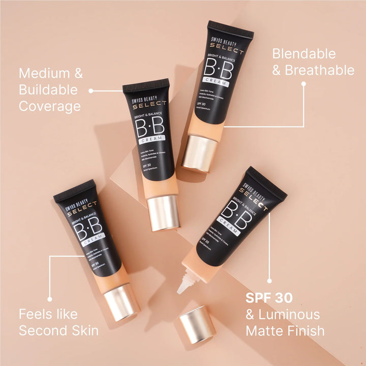 Swiss Beauty - Select Bright & Balance BB Cream Shade No. 01 Milkshake
