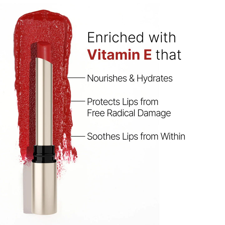 Swiss Beauty - Select High On Shine Lipstick Shade Royale Red