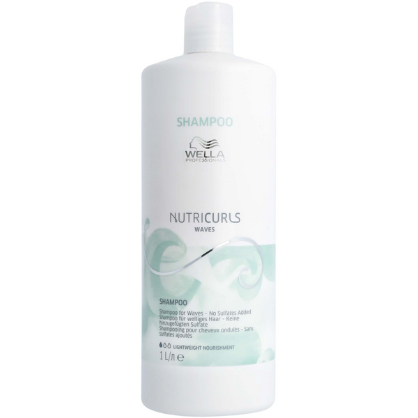 Wella Professionals Nutricurls Shampoo Waves 1000ml - Kess Hair and Beauty