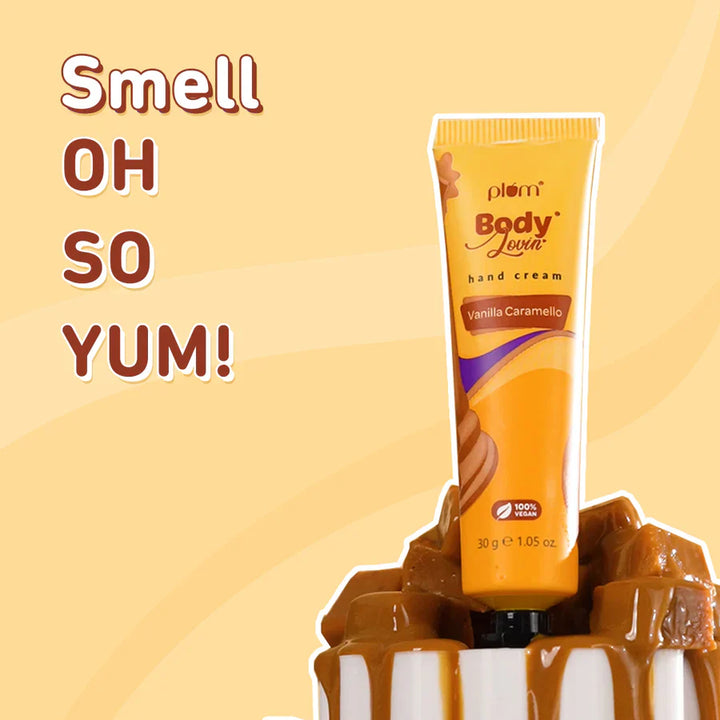 Plum - Vanilla Caramello Hand Cream by Plum BodyLovin 30g