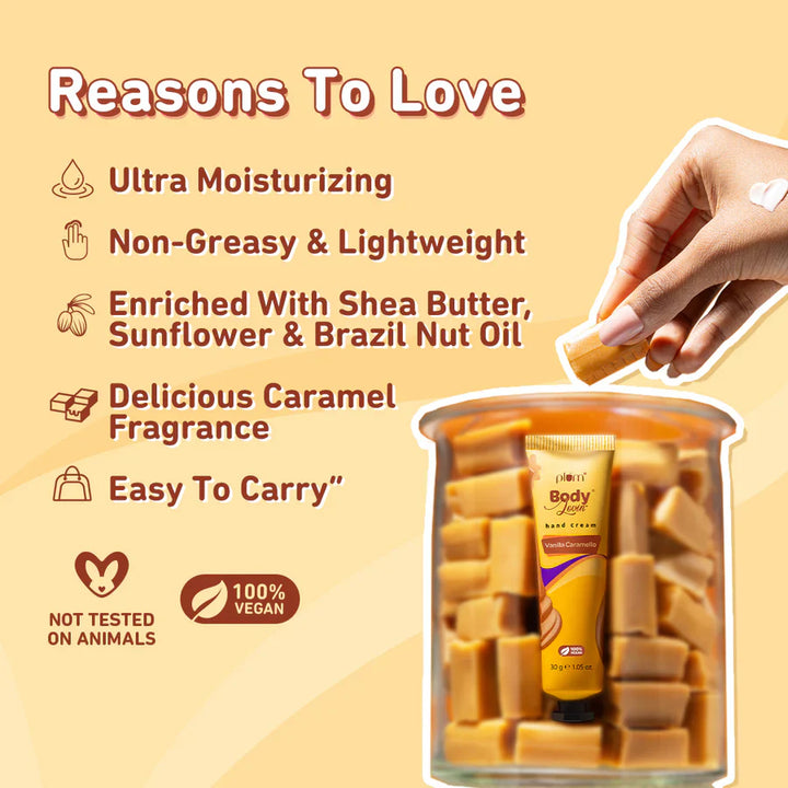 Plum - Vanilla Caramello Hand Cream by Plum BodyLovin 30g