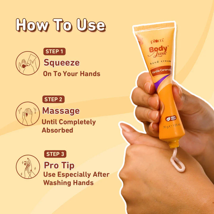 Plum - Vanilla Caramello Hand Cream by Plum BodyLovin 30g