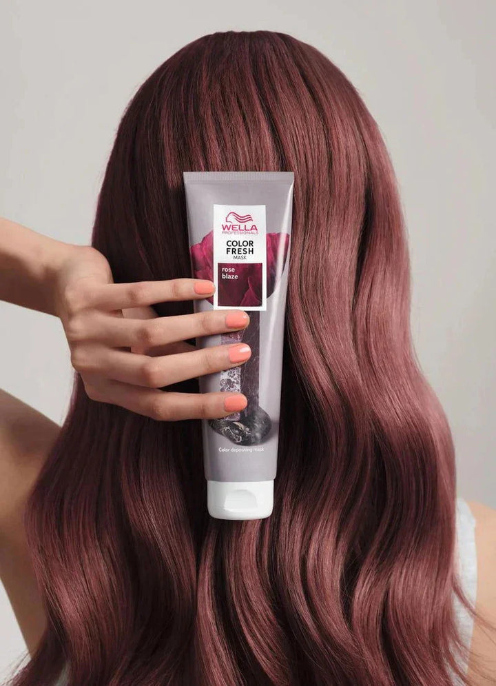 Wella Color Fresh Mask 150ml - Rose Blaze - Kess Hair and Beauty
