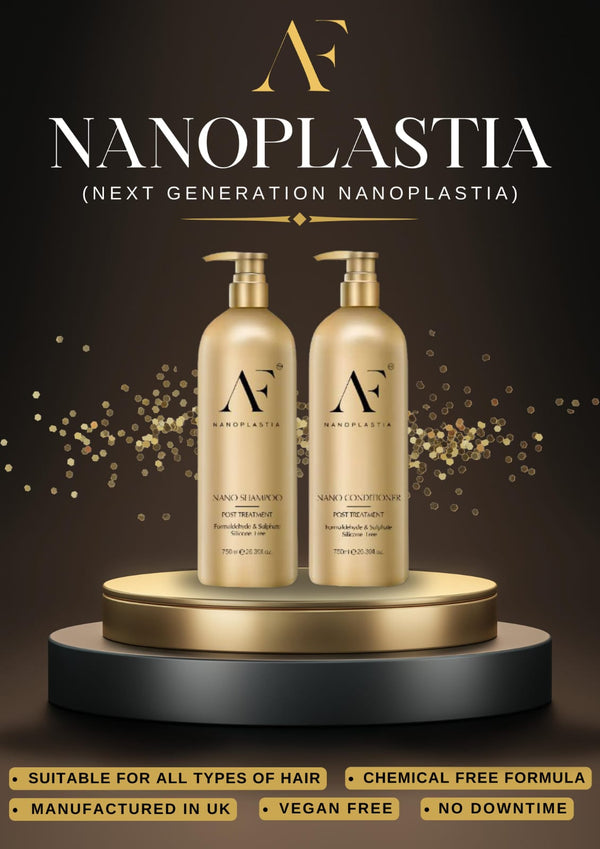 Nanoplastia Gold Post Treatment Shampoo & Conditioner - Kess Hair and Beauty