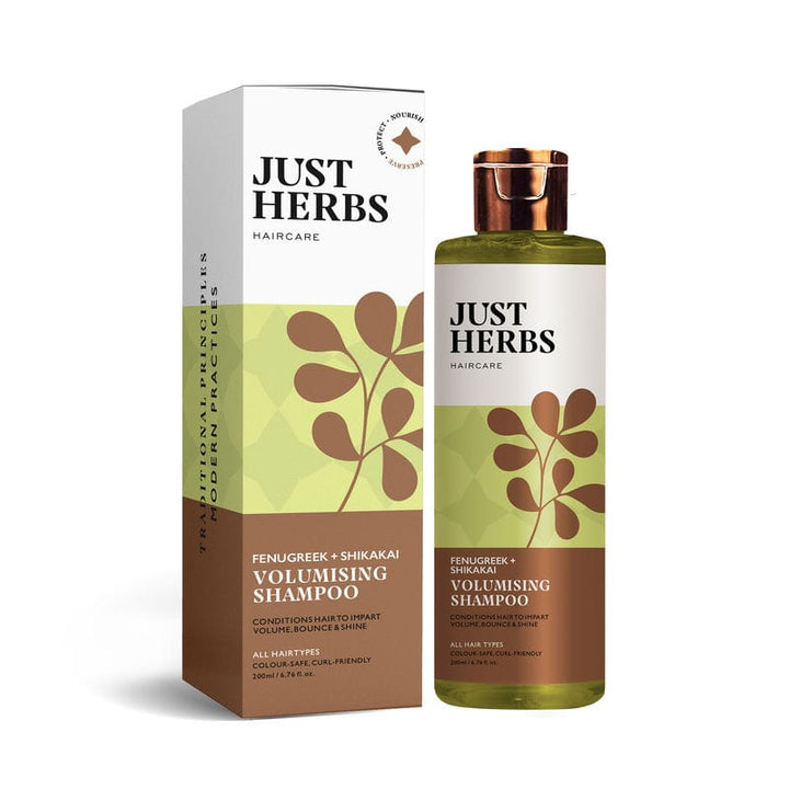 Just Herbs - Volumising Shampoo with Fenugreek and Shikakai 200ml