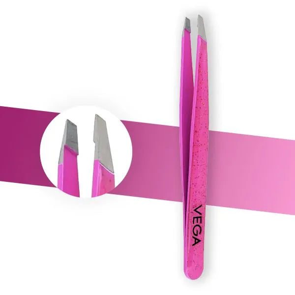 Vega - All That Glitter Slant Tip Tweezer - TW-06