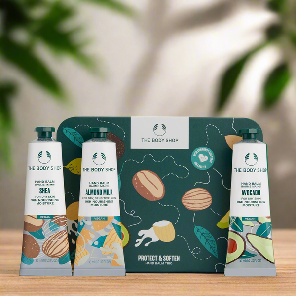 The Body Shop - Protect & Soften Hand Balm Trio Pack