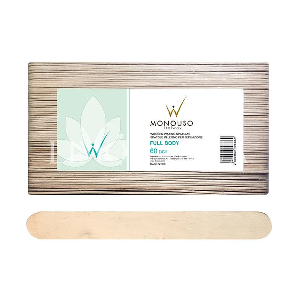 Italwax Wooden Spatulas - Full body (60pcs)