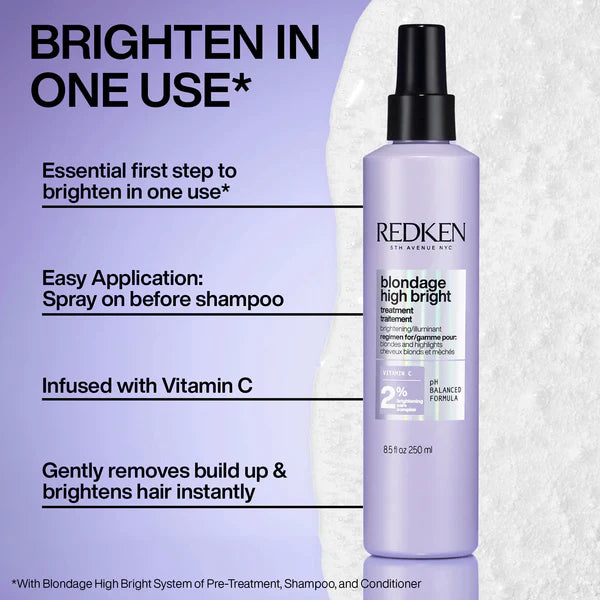 Redken Blondage High Bright Treatment 250ml - Kess Hair and Beauty