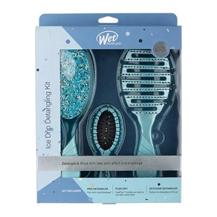 The Wet  Brush Pro Glist Glamour Ice Drip Kit - Kess Hair and Beauty