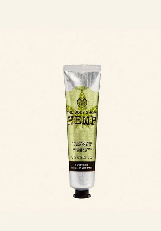 The Body Shop - Hemp Hard Work Hand Scrub 75ml Old Packaging
