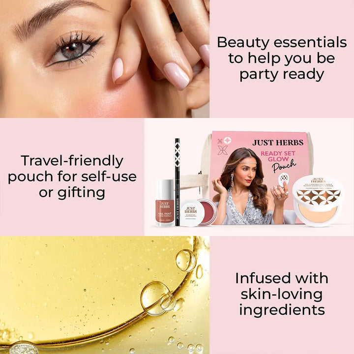 Just Herbs - READY SET GLOW POUCH