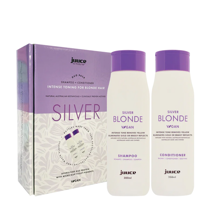 JUUCE Silver Blonde Duo Gift Pack - Kess Hair and Beauty