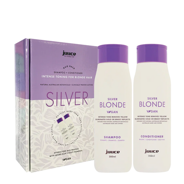 JUUCE Silver Blonde Duo Gift Pack - Kess Hair and Beauty
