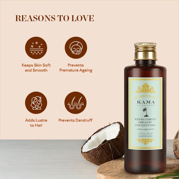 Kama Ayurveda - Extra Virgin Organic Coconut Oil 200ml