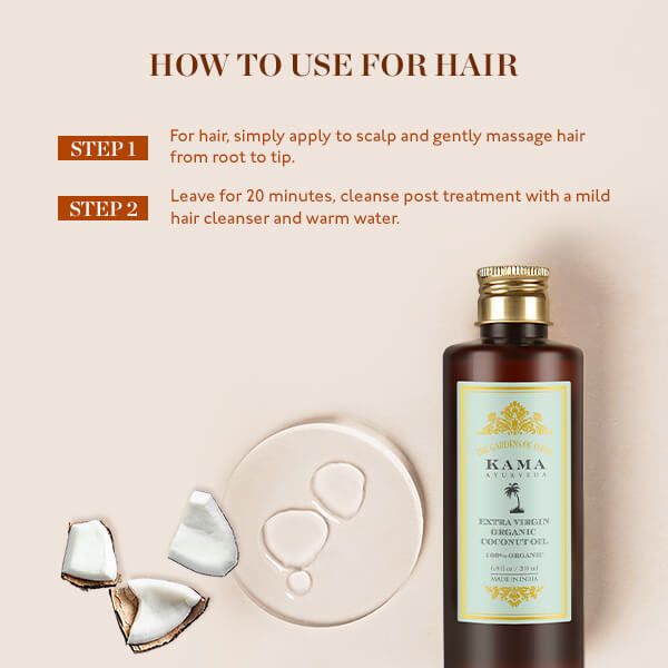 Kama Ayurveda - Extra Virgin Organic Coconut Oil 200ml