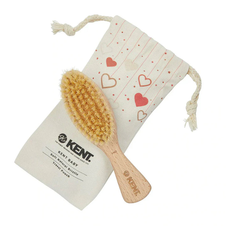 Kent BA29 Fishtail Baby Brush in Canvas Bag - Kess Hair and Beauty