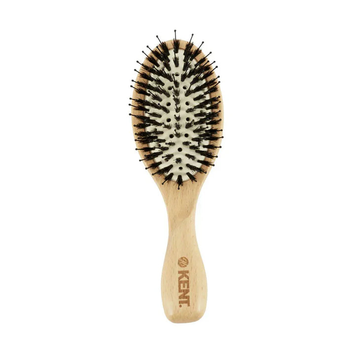 KENT LPF1 "Pure Flow" Vented Oval Cushion Bristle Nylon Mix Hairbrush - Kess Hair and Beauty