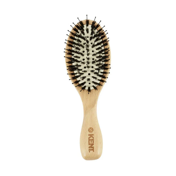 KENT LPF1 "Pure Flow" Vented Oval Cushion Bristle Nylon Mix Hairbrush