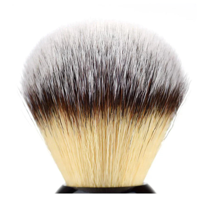 Kent BLK12S Extra Large Synthetic Shaving Brush - Black - Kess Hair and Beauty