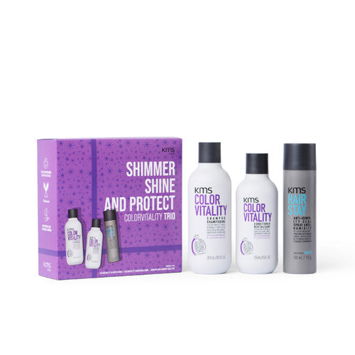 KMS Colour Vitality + Anti Humidity Seal Trio Gift Pack - Kess Hair and Beauty