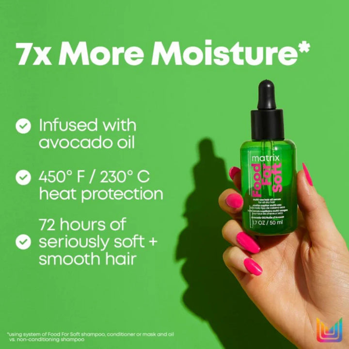 Matrix Total Results Food for Soft Multi-Use Oil Serum 50ml - Kess Hair and Beauty