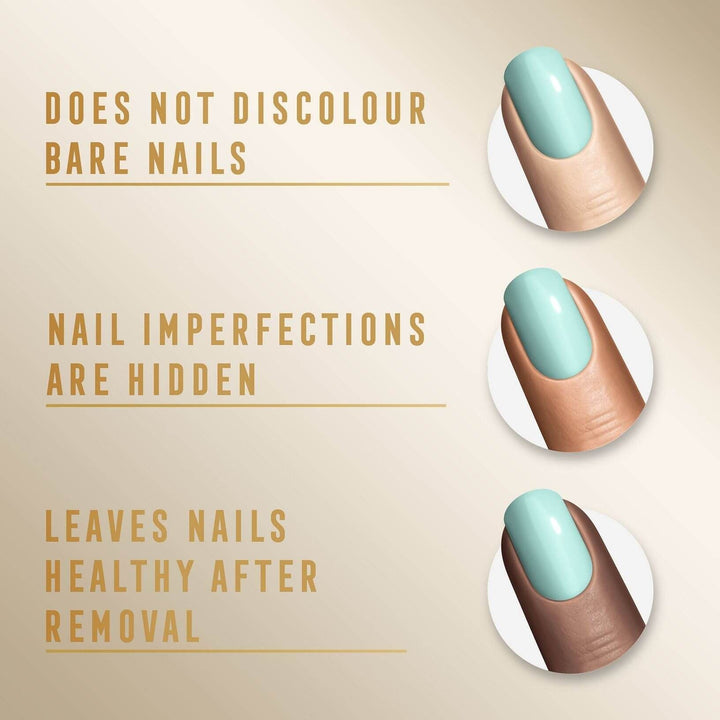 Max Factor Miracle Pure Nail Polish 12ml Shade No. 840 Moonstone Blue