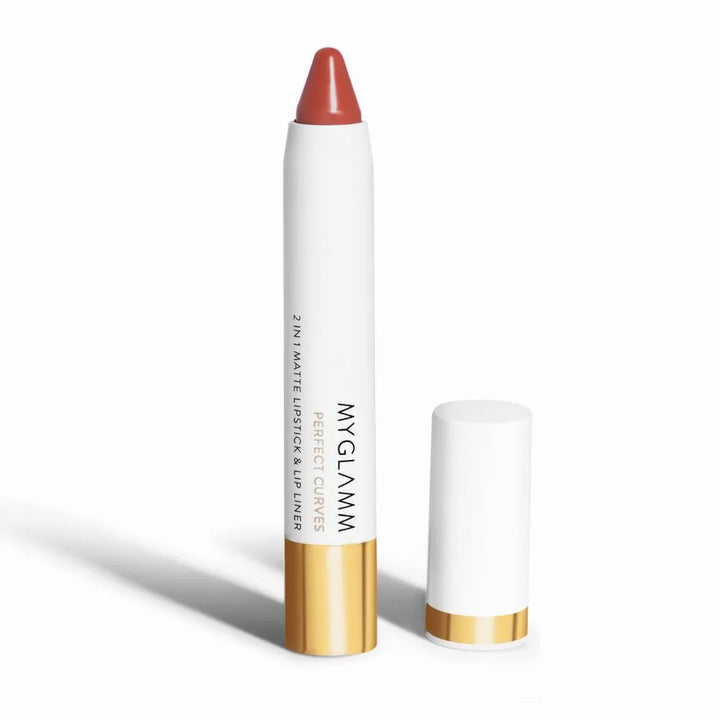 MyGlamm - Perfect Curves Moisturising Matte Lip Crayon 3.7g Shade Biscotti