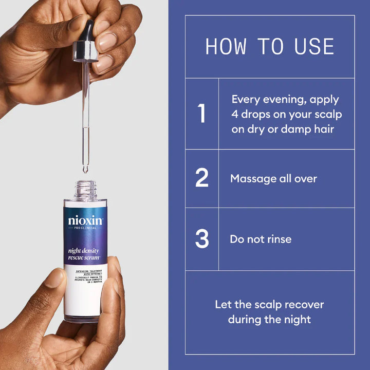 Nioxin Night Density Rescue Serum 70ml - Kess Hair and Beauty