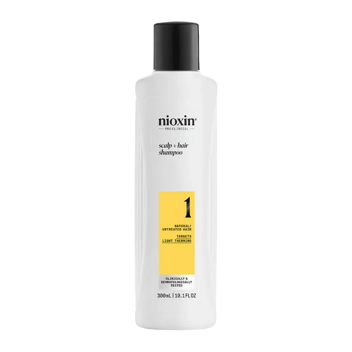 Nioxin System 1 Scalp + Hair Thickening Shampoo For Natural Hair with Light Thinning 300ml - Kess Hair and Beauty