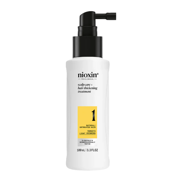 Nioxin System 1 Scalp + Hair Thickening Treatment For Natural Hair with Light Thinning 100ml - Kess Hair and Beauty