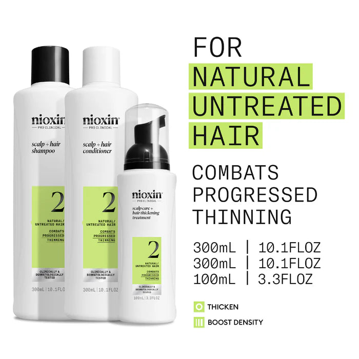 Nioxin Scalp + Hair Thickening System 2 Full Size Kit
