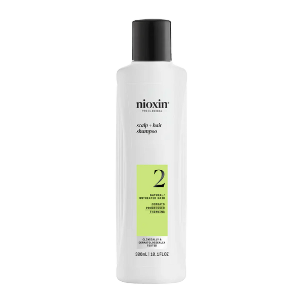 Nioxin System 2 Scalp + Hair Thickening Shampoo For Natural Hair with Progressed Thinning 300ml - Kess Hair and Beauty