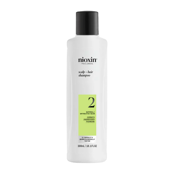 Nioxin System 2 Scalp + Hair Thickening Shampoo For Natural Hair with Progressed Thinning 300ml - Kess Hair and Beauty