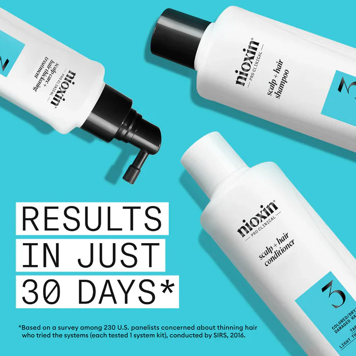 Nioxin Scalp + Hair Thickening System 3 Full Size Kit
