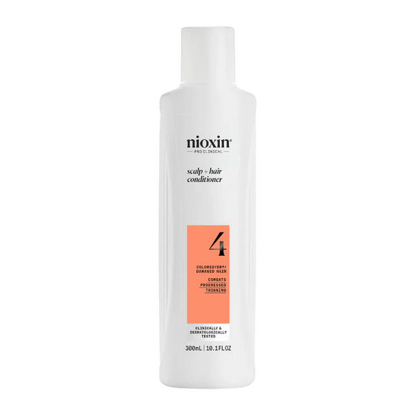 Nioxin System 4 Scalp + Hair Thickening Conditioner for Damaged Hair With Progressed Thinning 300ml - Kess Hair and Beauty