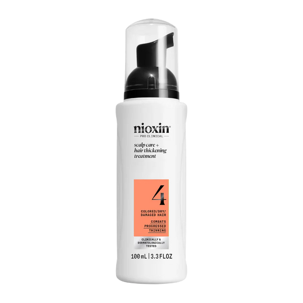 Nioxin System 4 Scalp + Hair Thickening Treatment For Damaged Hair with Progressed Thinning 100ml - Kess Hair and Beauty